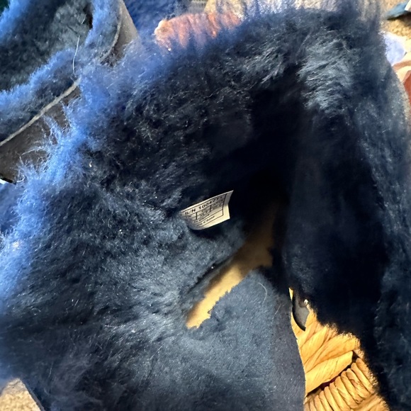 UGG Australia Women's 8 - Navy Blue Suede Boots - Picture 7 of 13